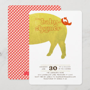 Invitación a la ducha Baby-Q