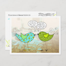 Invitación a la ducha Birdies