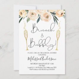 Invitación A La Ducha Bridal De Brunch Y Bubbly Fl