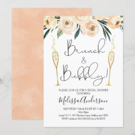 Invitación A La Ducha Bridal De Brunch Y Bubbly Fl