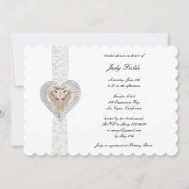 Invitación A La Ducha Bridal De Unicornio Y Lace