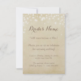 Invitación a la ducha con espuma de pergamino