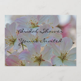 Invitación a la ducha con flores de cerezo