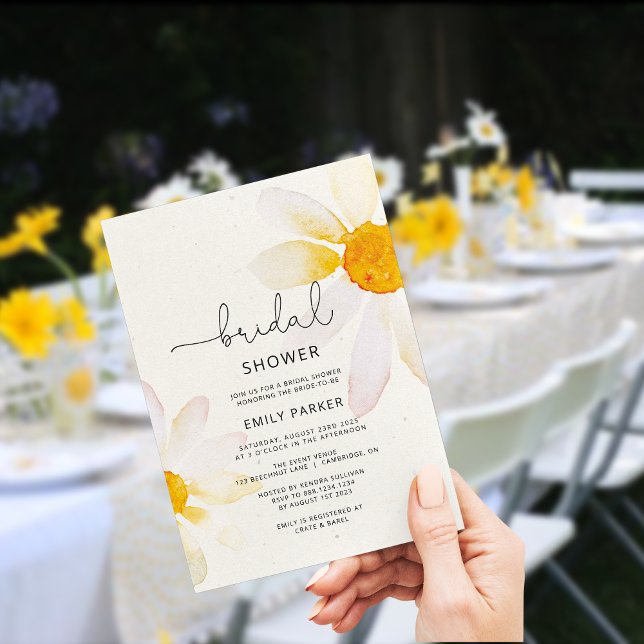 Invitación a la ducha con flores silvestres (Subido por el creador)