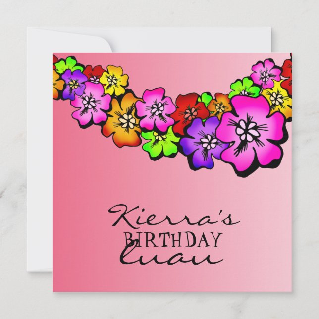 Invitación a la ducha de 311 flores| Rosa de pasió (Anverso)