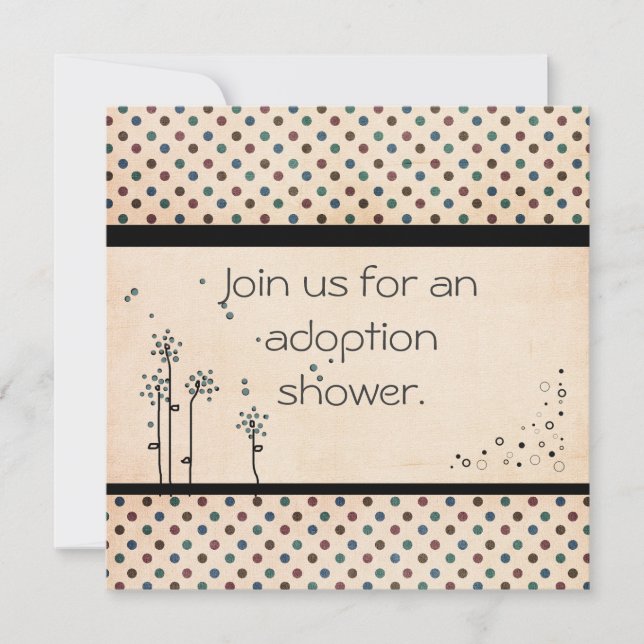 Invitación a la ducha de adopción (Anverso)