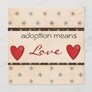 Invitación a la ducha de adopción
