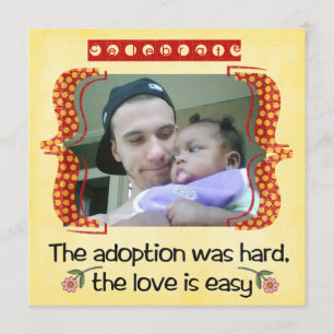 invitación a la ducha de adopción