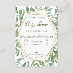 Invitación a la ducha de bebé