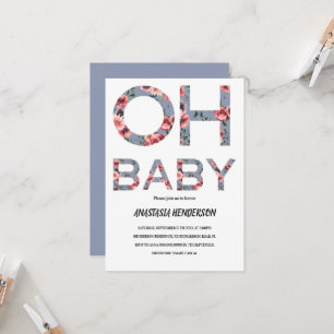  Invitación a la ducha de bebé.