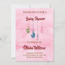 invitación a la ducha de bebé