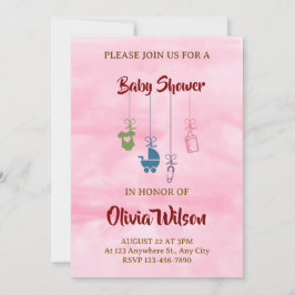 invitación a la ducha de bebé