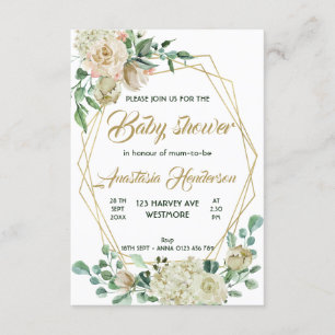Invitación a la ducha de bebé