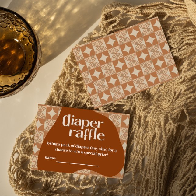 invitación a la ducha de bebé con rifa de pañales (Subido por el creador)