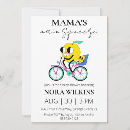 Invitación a la ducha de bebé de circo de mi mamá