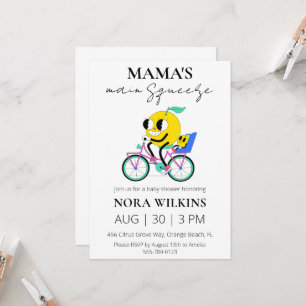 Invitación a la ducha de bebé de circo de mi mamá