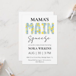 Invitación a la ducha de bebé de circo de mi mamá