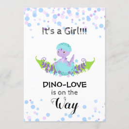 *~* Invitación a la ducha de bebé de dinosaurios