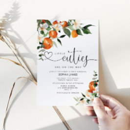 Invitación a la ducha de bebé de los gemelos Littl