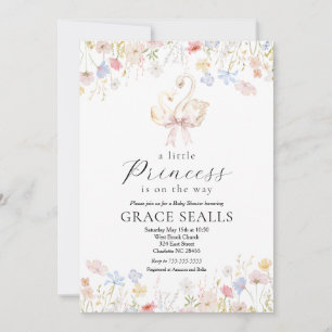 Invitación a la ducha de bebé de Swan