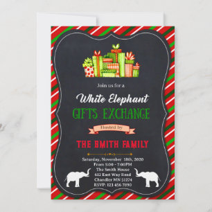 invitación a la ducha de bebé de un elefante lindo