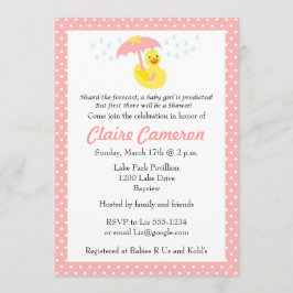 Invitación a la ducha de bebé dudosa - personaliza