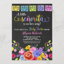 Invitación a la ducha de bebé Floral Fiesta