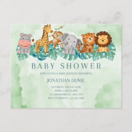 invitación a la ducha de bebé lindo