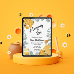 Invitación a la ducha de bebé mami to bebe