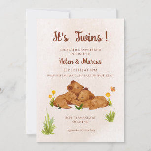 Invitación a la ducha de bebé neutra de género par