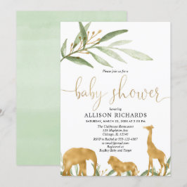 Invitación a la ducha de bebé neutra por género, s