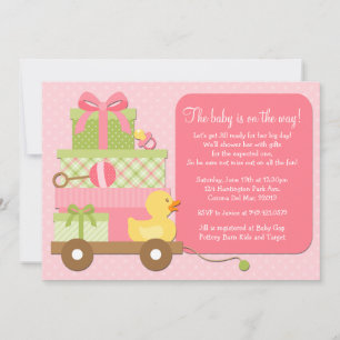 Invitación a la ducha de bebé pack