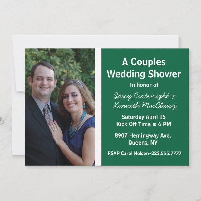 Invitación a la ducha de bienvenida con tema de fú (Anverso)