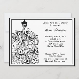 Invitación a la ducha de Boda