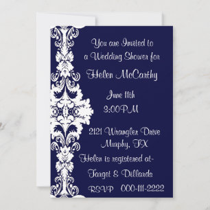 Invitación a la ducha de boda