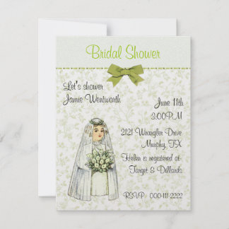 Invitación a la ducha de boda