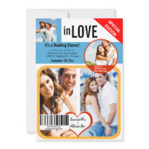 Invitación a la ducha de boda estilo Personalizado