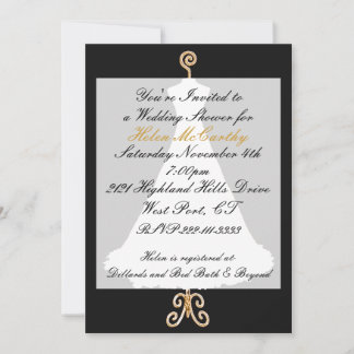 Invitación a la ducha de boda formal