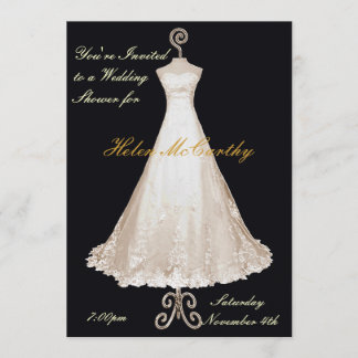 Invitación a la ducha de boda formal