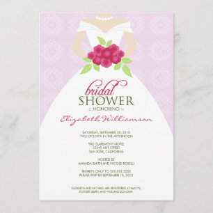 Invitación a la ducha de Boda (lavanda)