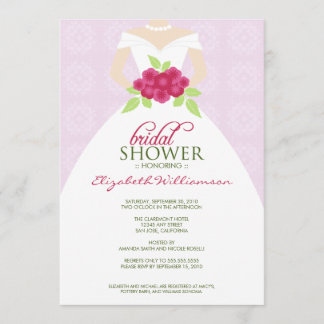 Invitación a la ducha de Boda (lavanda)