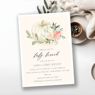 Invitación a la ducha de brunch de baño floral Rub