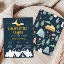 Invitación a la ducha de camping