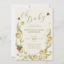 Invitación a la ducha de código QR de Bee Bee en O