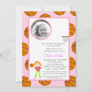 Invitación a la ducha de cumpleaños de la boleterí