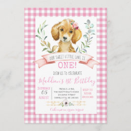 invitación a la ducha de cumpleaños de perro, cump