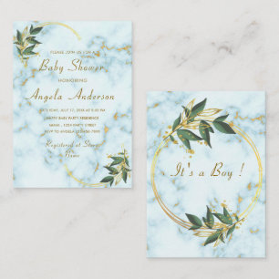 Invitación a la ducha de Dios de la Marble Blanca
