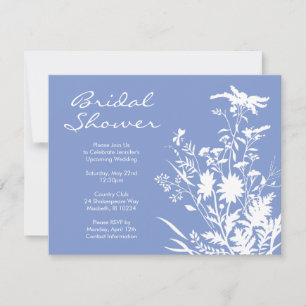 Invitación a la ducha de flores silvestres