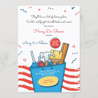 Invitación a la ducha de Honey Do