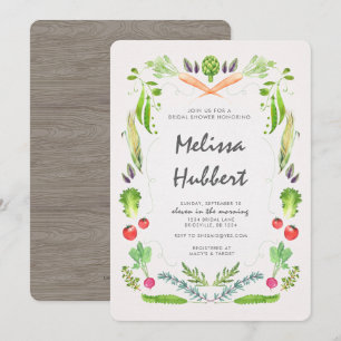 Invitación a la ducha de la cocina de novias